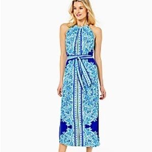 Lilly Pulitzer Bingham Halter Midi Dress